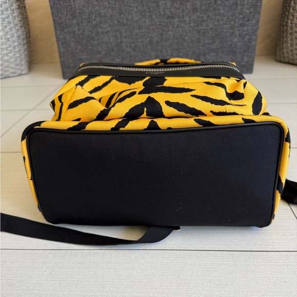 NWT Saint Laurent Leopard Yellow Black Backpack Travel main image 14